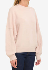 Khaite Margaux Cashmere Knit Pullover Pink 9560650--666