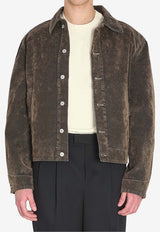 Jacquemus Mirada De-Nimes Denim Overshirt Khaki OUM00155A-D00051-560