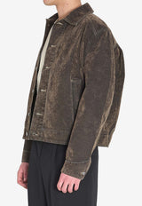 Jacquemus Mirada De-Nimes Denim Overshirt Khaki OUM00155A-D00051-560