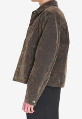Jacquemus Mirada De-Nimes Denim Overshirt Khaki OUM00155A-D00051-560