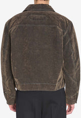 Jacquemus Mirada De-Nimes Denim Overshirt Khaki OUM00155A-D00051-560