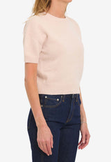 Khaite Golden Cashmere Knit Top Pink 18289650--666