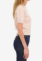 Khaite Golden Cashmere Knit Top Pink 18289650--666