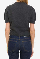 Khaite Golden Cashmere Knit Top Gray 18289650--205