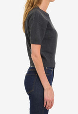 Khaite Golden Cashmere Knit Top Gray 18289650--205
