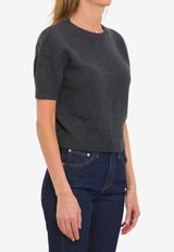Khaite Golden Cashmere Knit Top Gray 18289650--205