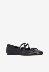 Marc Jacobs Kiki Ballet Flats in Smooth Leather Black 2F5FFL001F16_001