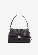 Marc Jacobs Cristina Leather Shoulder Bag Black 2R5HMS002H01_001
