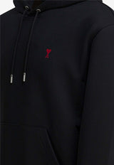 AMI PARIS Ami De Coeur Hooded Sweatshirt Black BFUSW235.730001_04757c28-3175-4d8c-be68-eb45462653c8