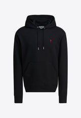 AMI PARIS Ami De Coeur Hooded Sweatshirt Black BFUSW235.730001_04757c28-3175-4d8c-be68-eb45462653c8