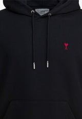 AMI PARIS Ami De Coeur Hooded Sweatshirt Black BFUSW235.730001_04757c28-3175-4d8c-be68-eb45462653c8