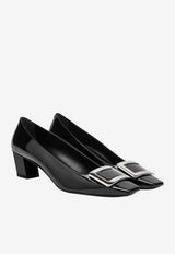 Roger Vivier Belle Vivier 45 Patent Leather Pumps Black RVW00600920D1P/T_ROGVI-B999