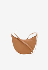 Longchamp Small Le Foulonné Leather Crossbody Bag Brown 10337021/T_LONG-M74