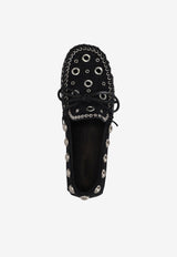 Isabel Marant Fitza Studded Suede Loafers Black MC0019FDD1A21S_02FK