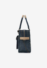 Marc Jacobs Large Denim Suede Cargo Tote Bag Denim 2S6HTT005H02_427