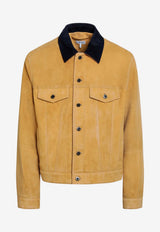 Loewe Suede Leather Jacket Camel H526Y34LBNSUE/T_LOEW-3150