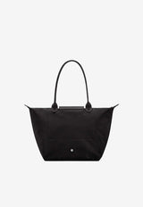 Longchamp Large Le Pliage One Canvas Tote Bag Black L1626979/T_LONG-001