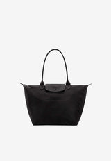 Longchamp Large Le Pliage One Canvas Tote Bag Black L1626979/T_LONG-001