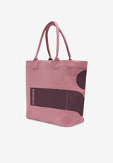 Isabel Marant Yenky Canvas Tote Bag Pink PM0001FBD1X07M_40AK