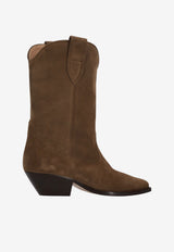 Isabel Marant Duerto Suede Cowboy Boots Brown BO0003FAA1A03S_67DO