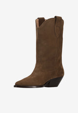 Isabel Marant Duerto Suede Cowboy Boots Brown BO0003FAA1A03S_67DO
