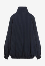 Baxter Oversized Pinstripe Track Jacket