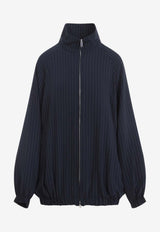 Baxter Oversized Pinstripe Track Jacket