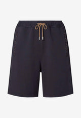 Fendi Elasticated Bermuda Shorts Navy FB1138AUPB/T_FENDI-F0QB0