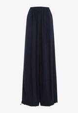 Oakdale Pinstripe Wide-Leg Pants