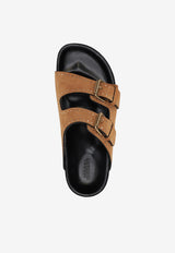 Isabel Marant Lennyo Studded Suede Sandals Brown SD0118FAB2B11S_50CT
