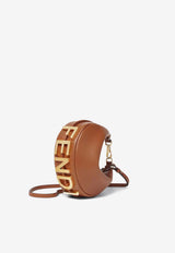 Fendi Mini Fendigraphy Leather Hobo Bag Brown 8BS081A5DY/T_FENDI-F1UK8