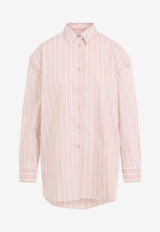 Oana Padded Stripe Shirt