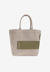 Isabel Marant Yenky Canvas Tote Bag Green PM0001FBD1X07M_60MO