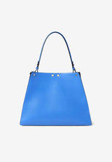 Fendi Medium Way Glossy Calf Leather Shoulder Bag Blue 8BN368AWPF/T_FENDI-F1WM1
