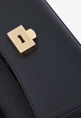 Dolce & Gabbana Small Sicily Top Handle Bag in Grained Leather Black BB7116-B1001-80999