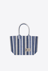 Isabel Marant Yenky Striped Tote Bag Blue PM0002FCD1X13M_30BU