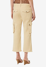Isabel Marant Josine Wide-Leg Pants Beige PA0691FAD2E02I_90BE