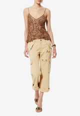 Isabel Marant Josine Wide-Leg Pants Beige PA0691FAD2E02I_90BE