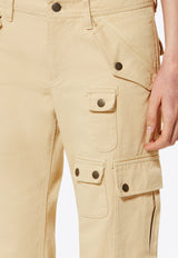 Isabel Marant Josine Wide-Leg Pants Beige PA0691FAD2E02I_90BE