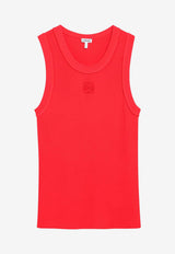 Loewe Anagram Rib Knit Tank Top Red S359Y55K51VI/T_LOEW-7100