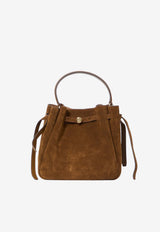 Tory Burch Romy Suede Bucket Bag Caramel 174221--200