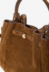 Tory Burch Romy Suede Bucket Bag Caramel 174221--200