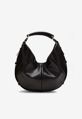 Saint Laurent Medium Mombasa Calfskin Hobo Bag Black 862029AAGWK/S_YSL-2050