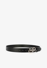 Balenciaga BB Icon Leather Belt Black 570370-1CH0B-1000