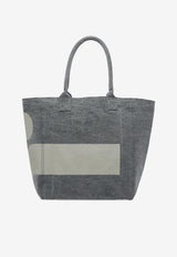Isabel Marant Small Yenky Canvas Tote Bag Gray PM0001FBD1X07M_02FK