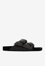 Isabel Marant Lennyo Bow Strap Sandals Black SD0277FAD1A08S_BKSI
