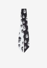 Skull Print Silk Twill Scarf