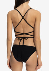 Isabel Marant Solange Wrap Bikini Top Black SG0003FCD1P01I_01BK