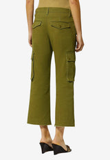 Isabel Marant Josine Wide-Leg Pants Green PA0691FAD2E02I_67KI