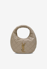 Saint Laurent Icarino Hobo in Quilted Nappa Leather Beige 851689AAANG/S_YSL-2721